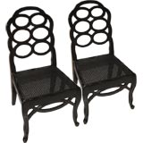 Pair of Frances Elkins "Hoop" Side Chairs