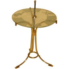 Italian Brass Occasional Table in the Style of Gio Ponti
