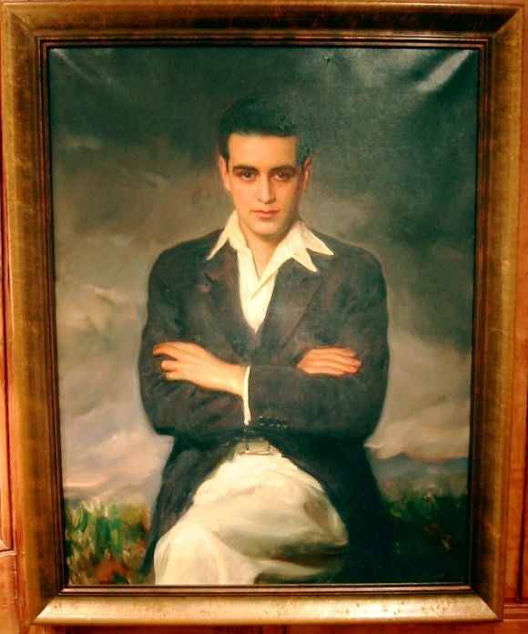 Portrait of a Gentleman by Henri Martine dated 1937