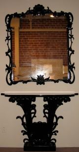 Fabulous Grosfeld  House Console and Mirror