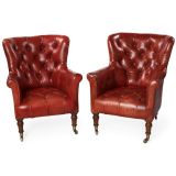 English Club Chairs (pair)