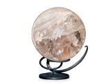 A rock crystal orb