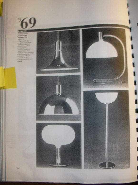 Italienische Franco Albini AM/AS Tischlampe, Italien, 1969 im Angebot 1