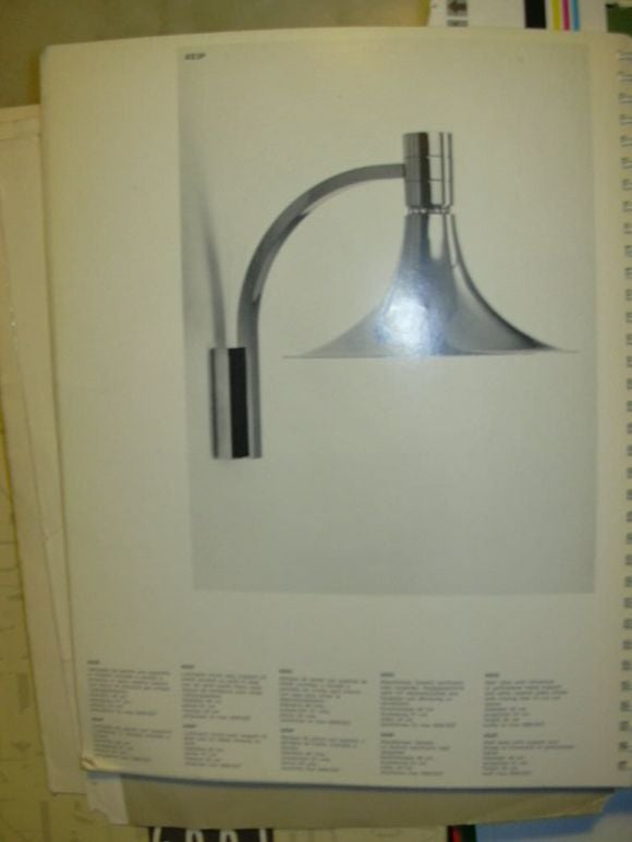 Italian 1969 Albini Series AM/AS Sconce In Good Condition For Sale In Los Angeles, CA
