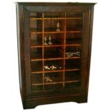 Antique English 19th c. Bamboo Music Cabinet