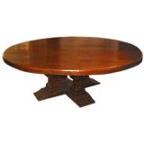 40s Portuguese Oak Dining Table