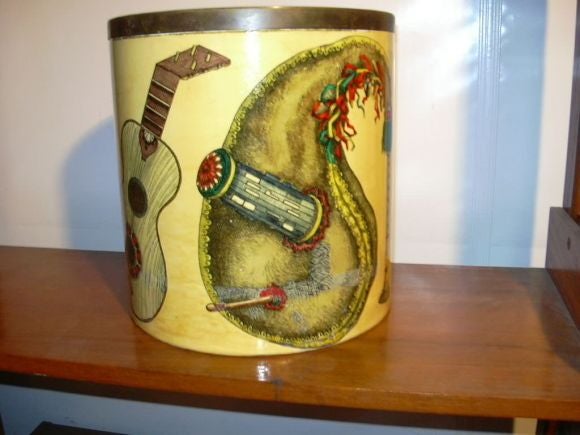 Fornasetti 50s Wastepaper Basket