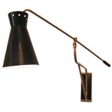 French 40s Swing Arm  Wall Lamp