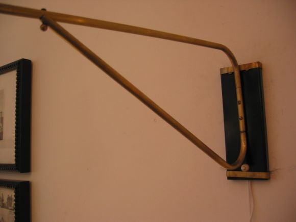 French 40s Swing Arm  Wall Lamp