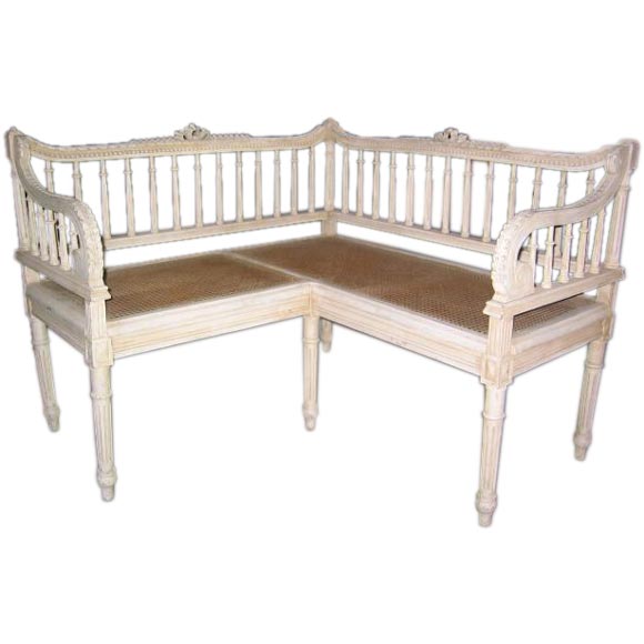 Unusual Italian  Corner Bench