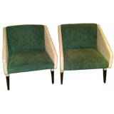 Gio Ponti Italian 1960 Lounge Chairs
