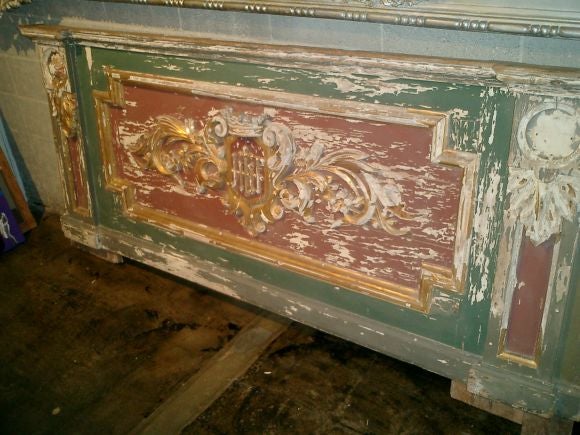 Wood Italian Architectural Element 18th C For Sale