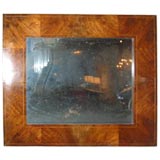 Italian 1930
s Walnut Veneer Mirror