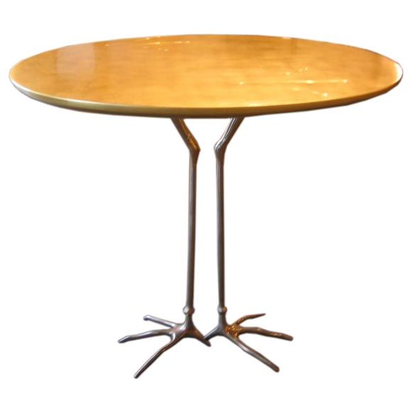 Italian Simons Ostrich Foot Table "Traccia"