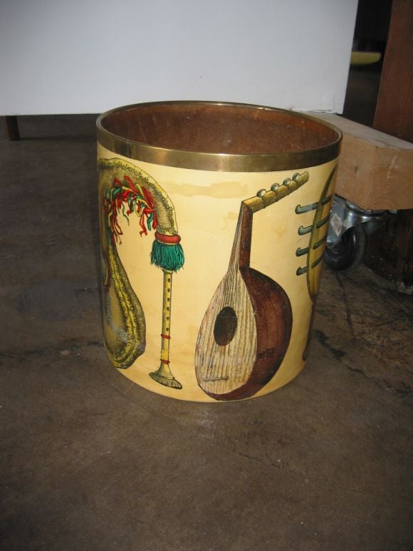 Fornasetti 50s Wastepaper Basket