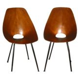 Pair of Italian Vittorio Nobili "Medea" Chairs
