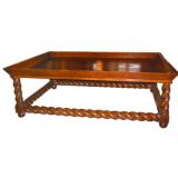 Italian Custom Walnut Coffee Table