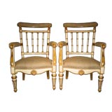 Venetian late 18th c. Armchairs