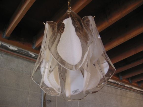 Italian Murano 60s Chandelier In Excellent Condition In Los Angeles, CA