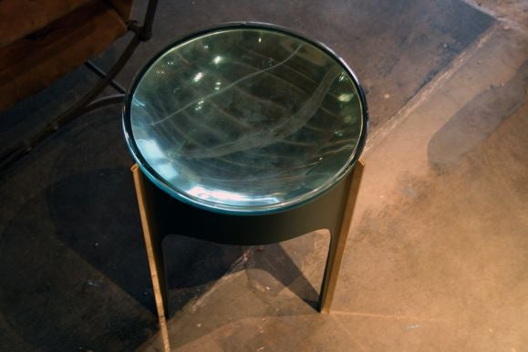 Contemporary ma+39's Custom Magnifying Lens End Table
