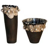 Italian Terra Cotta Vase Set