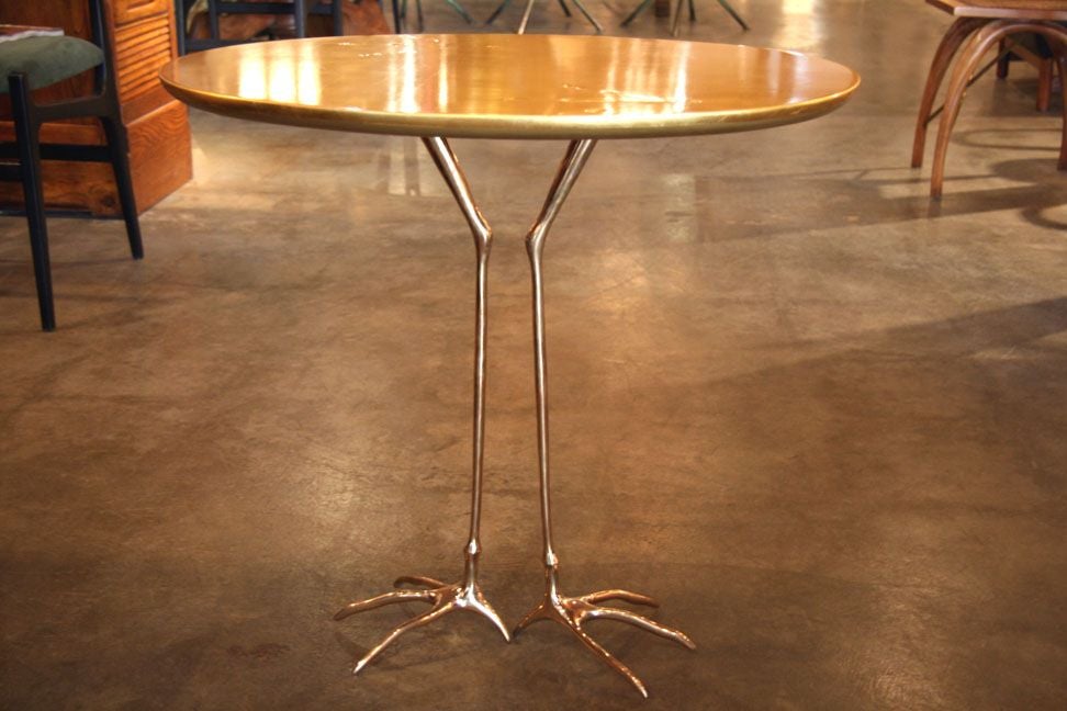 Italian Simons Ostrich Foot Table "Traccia"