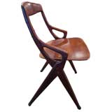 1950s' Italian wood chairs