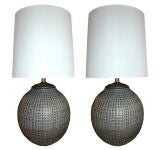 Pair of Design Technics Ceramic Lamps