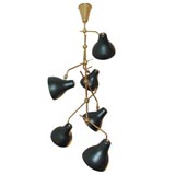 Gino Sarfatti Multi-Arm Hanging Fixture