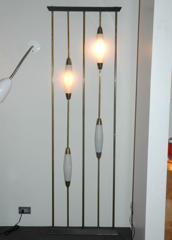 American Custom Lightolier Floor Lamp Room Divider
