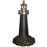 Vintage Lighthouse Table Lamp