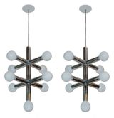 Multi Arm Chrome Chandeliers