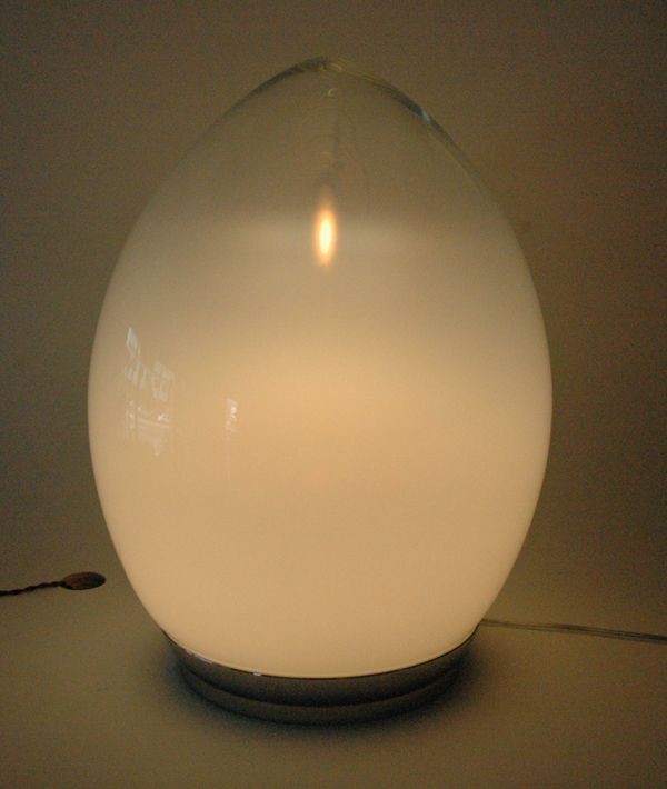 Italian Reggiani Egg Lamp
