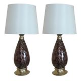 Pair of Fratelli Toso Table Lamps