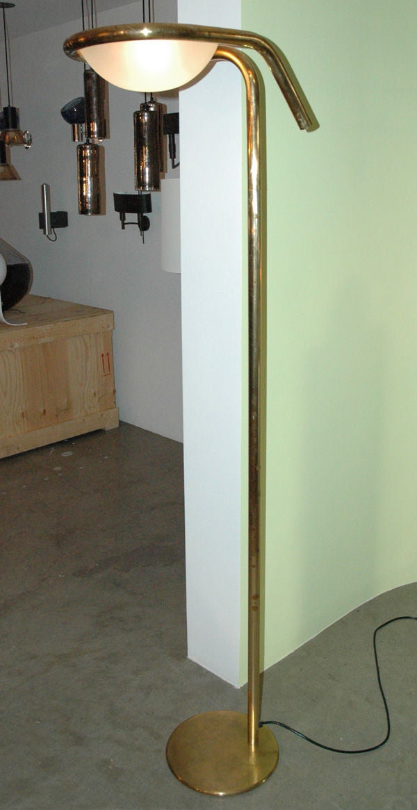 Brass Torchiere Floor Lamp