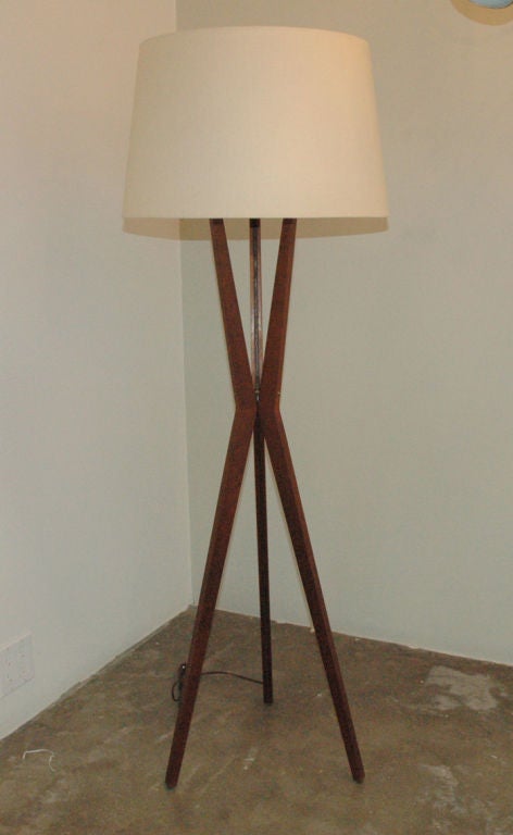 Three Leg Floor Lamp at 1stDibs | three leg lamp, 3 leg lamp, floor