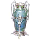 Fine Loetz art glass vase