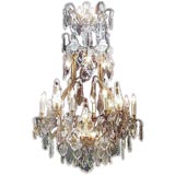 Fine French 19th century Baccarat chandelier