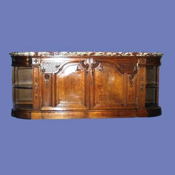 French 19th century oak buffet