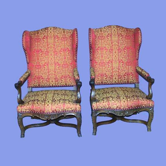 Pair of French 19th century armchairs