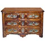 French 18th century Period Louis XV three-drawer cherry chest