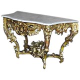 Vintage Exceptional French 19th century freestanding  console
