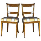 Set of six 19th century Biedermeier dining chairs
