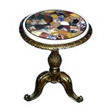 Vintage Italian 19th century pedestal table