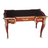 French 19th century double sided kingwood bureauplat French 19th century double sided kingwood bureauplat