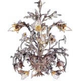 Italian 19th century iron and tole chandelier