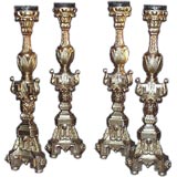 Set of 4 Large Italian Water gilt torchieres c. 1840