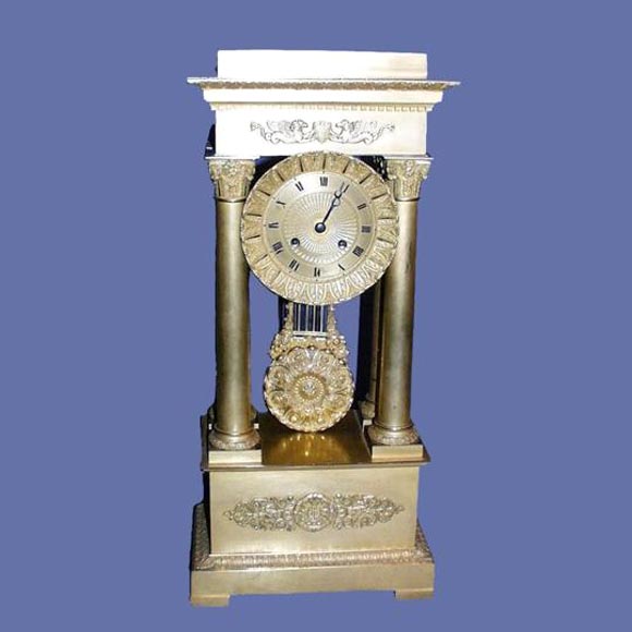Fine French 19th century Charles X clock