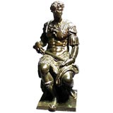 Large 19th century bronze of Apollo.