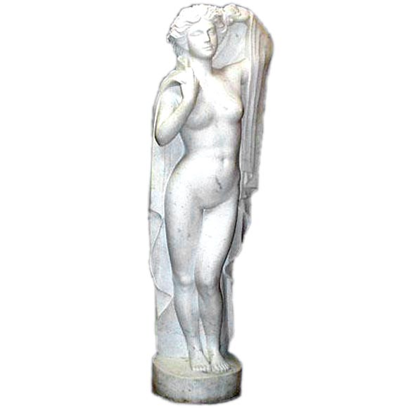 Lifesize marble figure For Sale